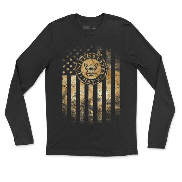 USN Smoke Flag Men's Long Sleeve