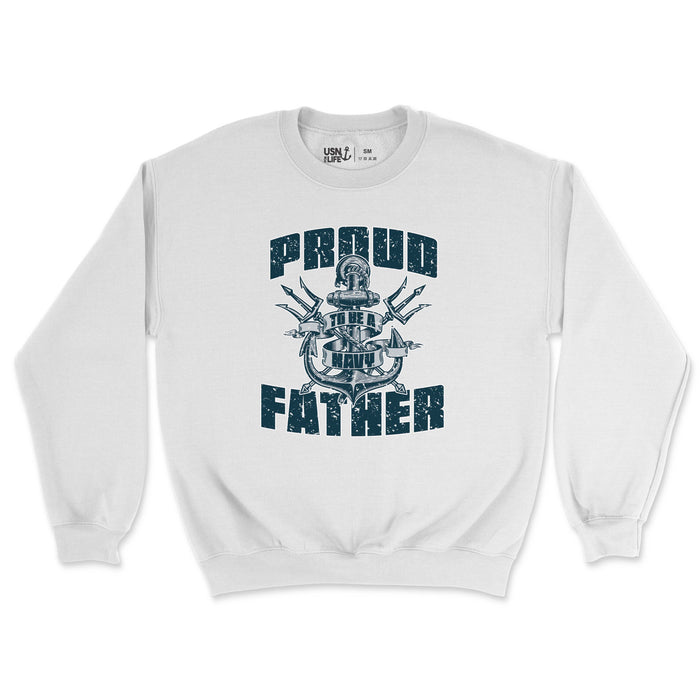 Proud to be a Navy Father Men's Sweatshirt