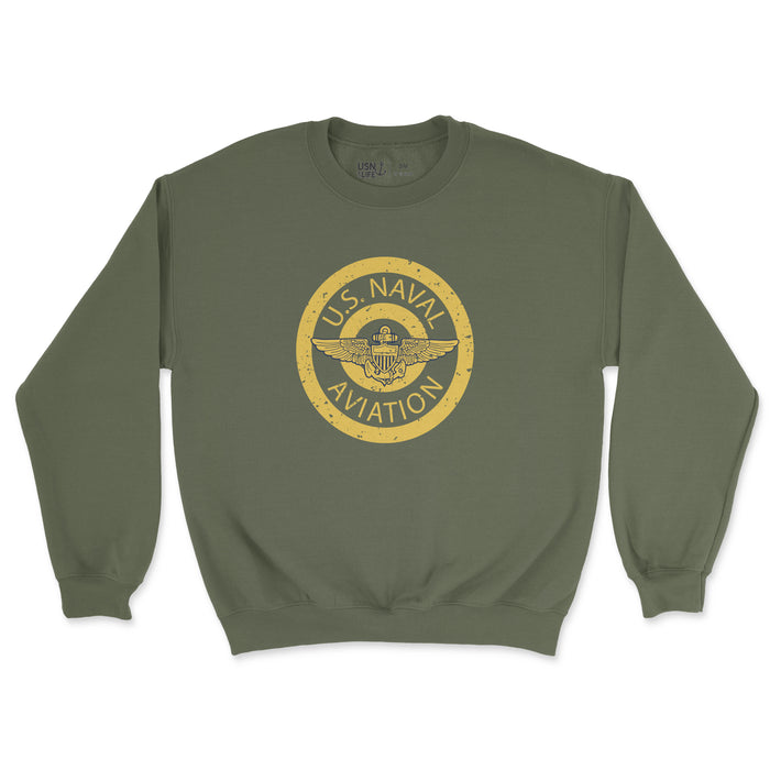 Naval Aviation Patch Men's Midweight Sweatshirt