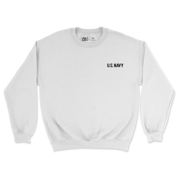 Proudly Served in the US Navy Men's Sweatshirt