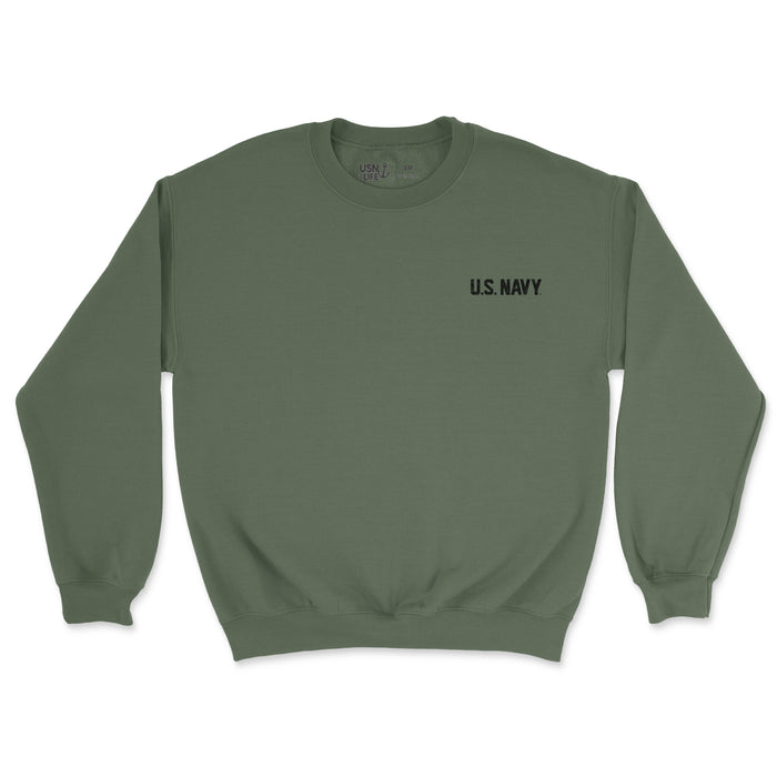 Proudly Served in the US Navy Men's Sweatshirt