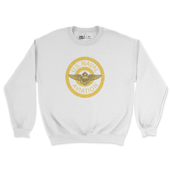 Naval Aviation Patch Men's Midweight Sweatshirt