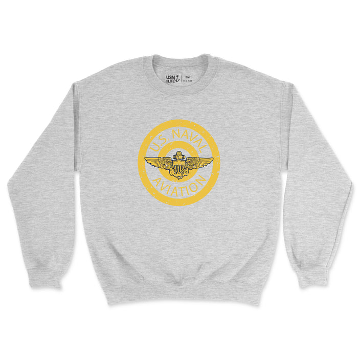 Naval Aviation Patch Men's Midweight Sweatshirt
