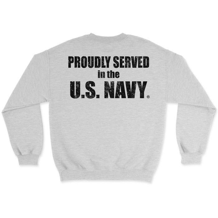 Proudly Served in the US Navy Men's Sweatshirt