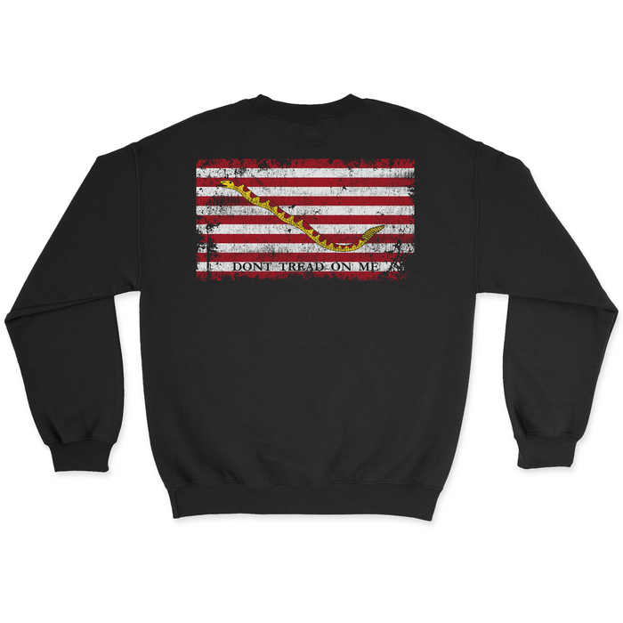 Vintage First Navy Jack Flag Men's Midweight Sweatshirt