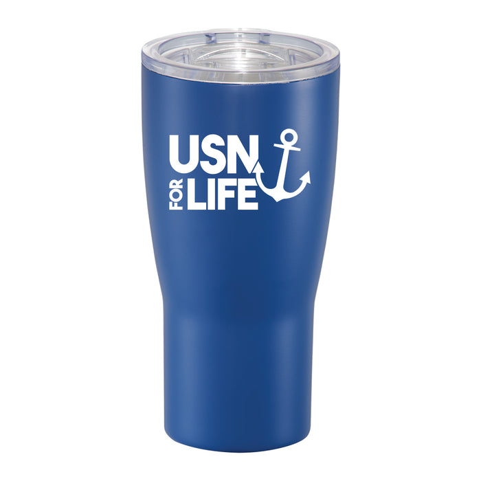 USN for Life 16oz. Copper Vac Tumbler with Ceramic Lining