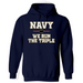 Mens Small Navy Style_Hoodie