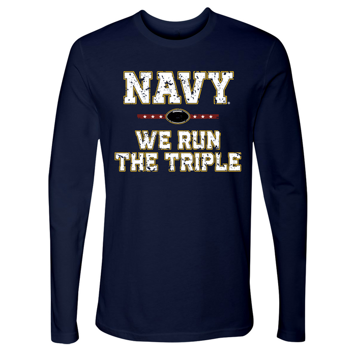 Mens Small Navy Style_Long Sleeve