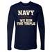 Mens Small Navy Style_Long Sleeve