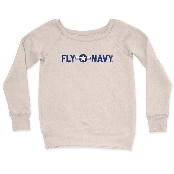 Fly Navy Roundel Women's CrewNeck