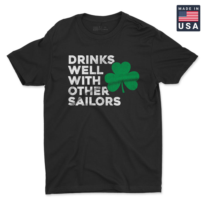 Drinks Well with Other Sailors Men's Limited Emerald Edition T-Shirt