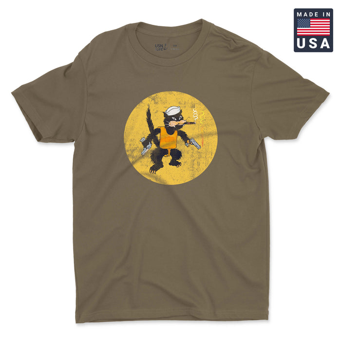Black Cats Patrol Bombing Squadron 71 Men's T-Shirt