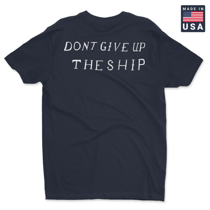 Don't Give Up the Ship - Star Spangled Banner Men's T-Shirt