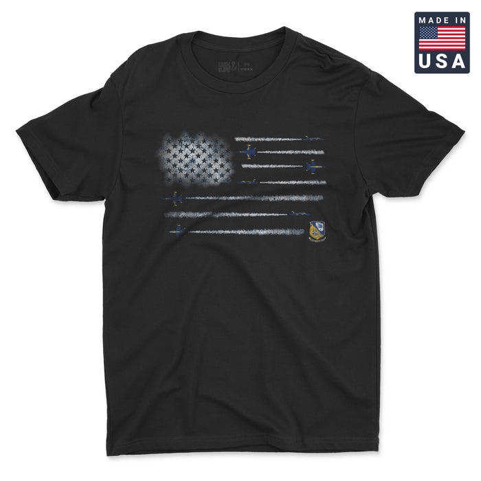 Blue Angels Smoke Flag Men's T-Shirt