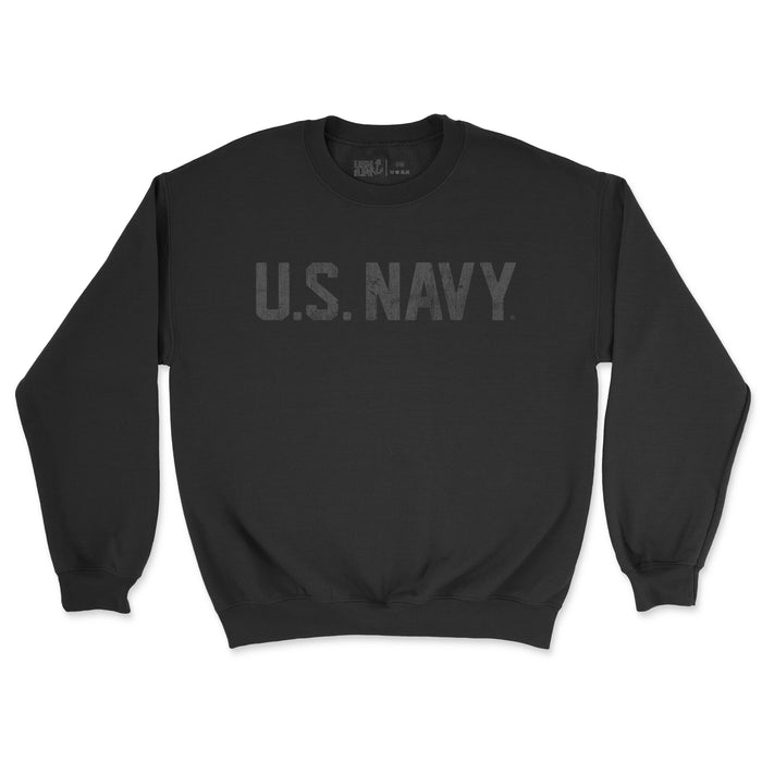 The U.S. Navy Blackout Men's Midweight Sweatshirt