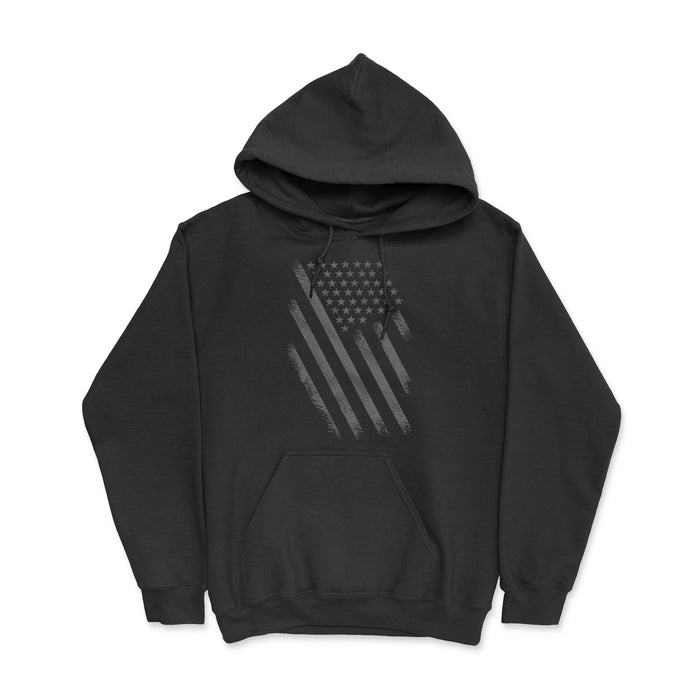 US Flag Men's Hoodie