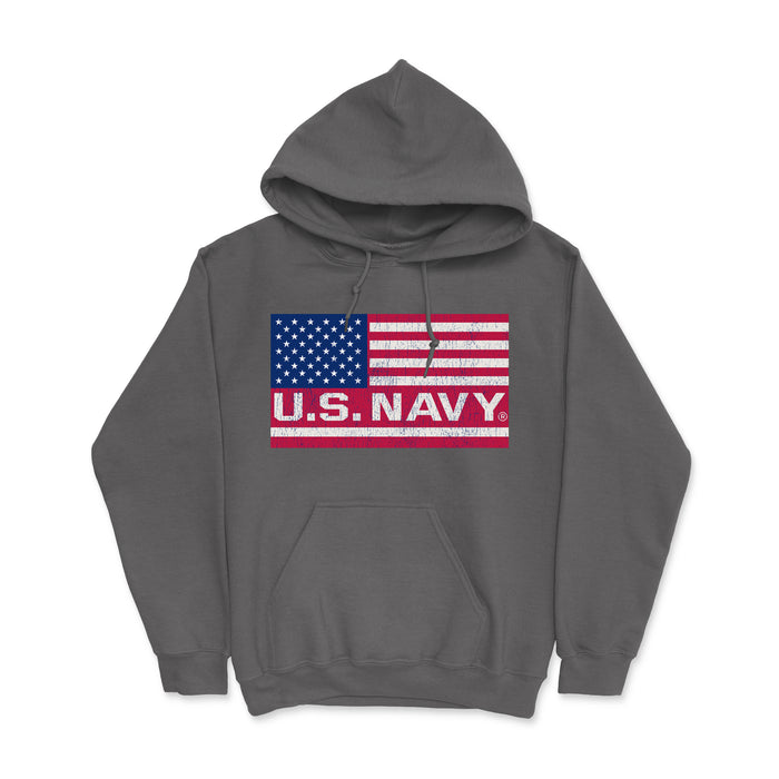 U.S. Navy Flag Men's Heavy Blend Hooded