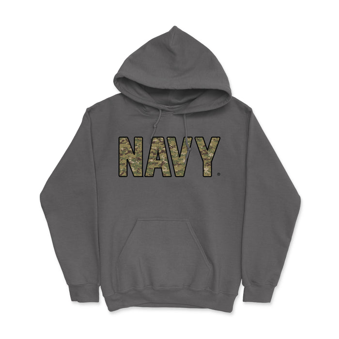 US NAVY AOR2 CAMO Men's Heavy Blend Hooded