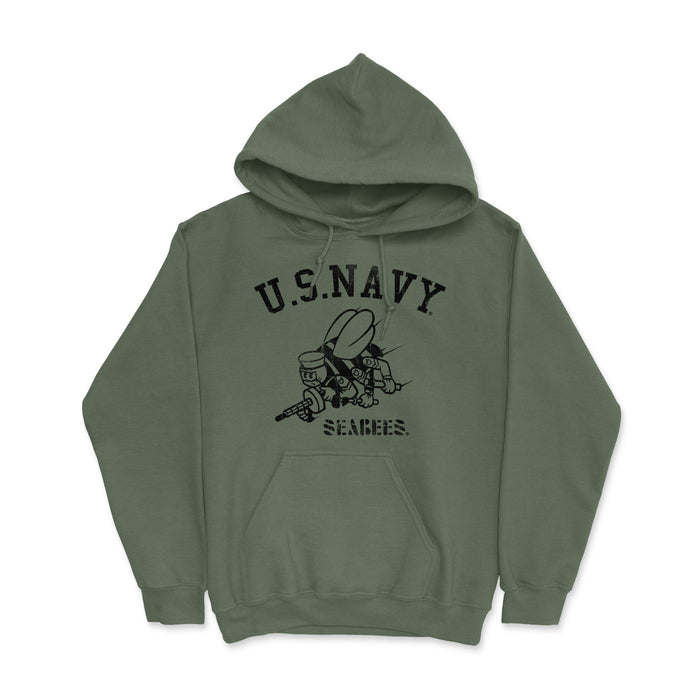 Seabees Vintage Men's Heavy Blend Hooded