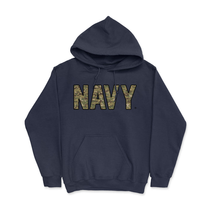 US NAVY AOR2 CAMO Men's Heavy Blend Hooded