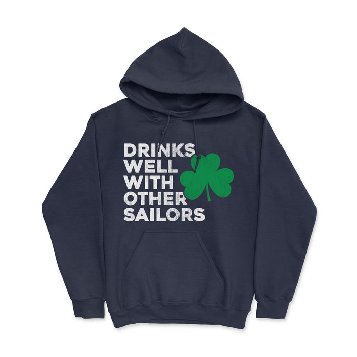 Drinks Well with Other Sailors Men's Limited Emerald Edition Hoodie