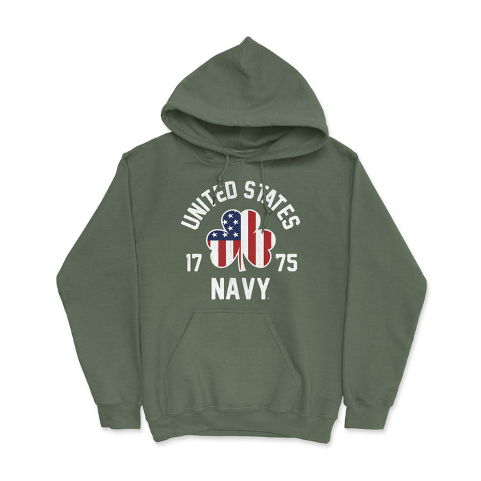 US Navy Shamrock Flag Limited Emerald Edition Men's Hoodie