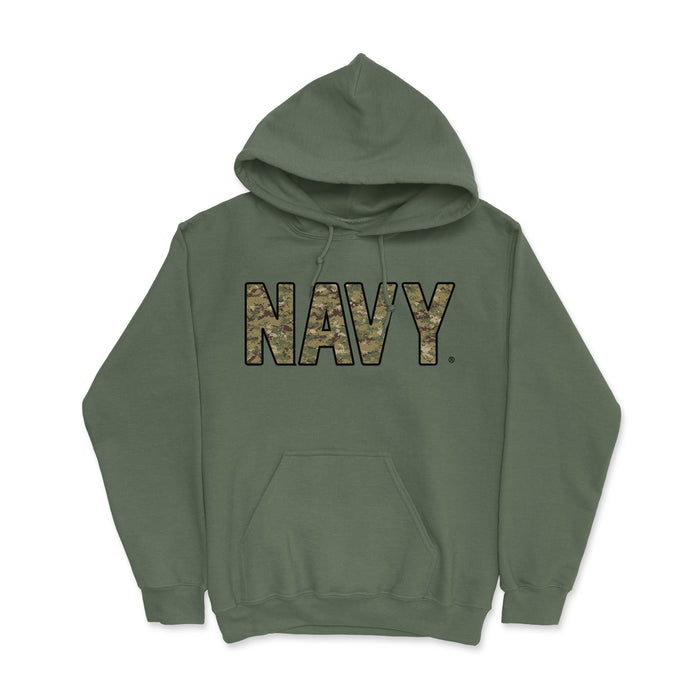 US NAVY AOR2 CAMO Men's Heavy Blend Hooded