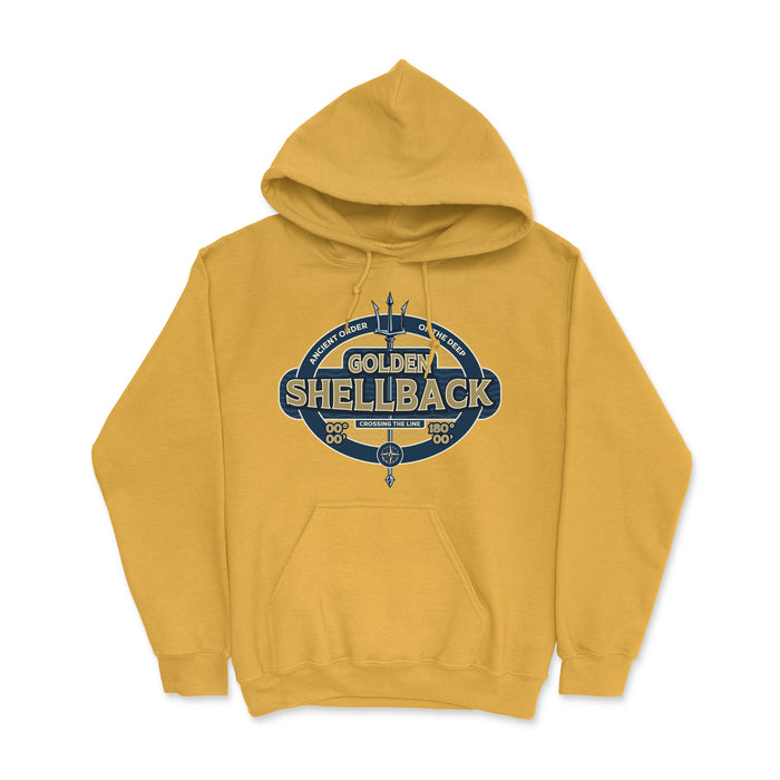 Golden Shellback Trident Men's Heavy Blend Hooded