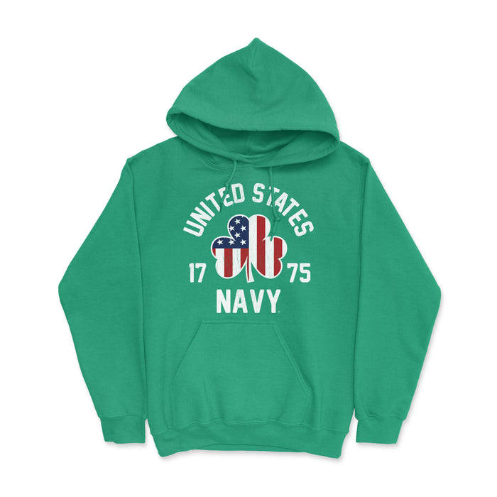 US Navy Shamrock Flag Limited Emerald Edition Men's Hoodie