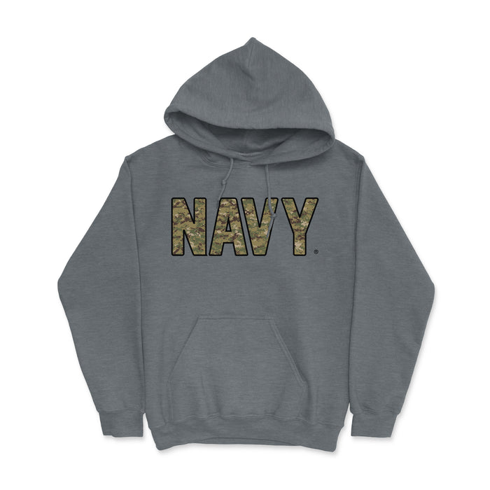 US NAVY AOR2 CAMO Men's Heavy Blend Hooded