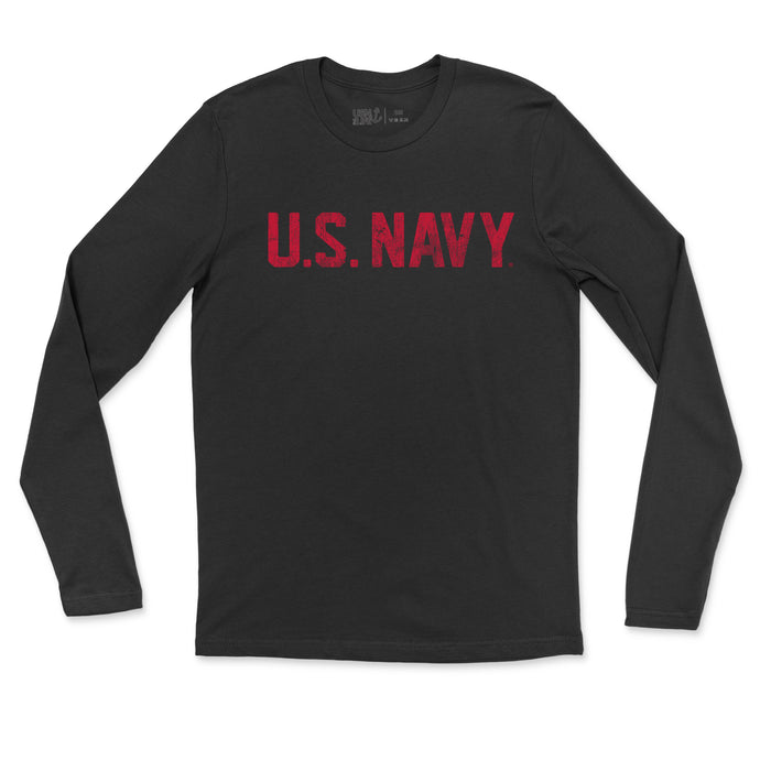 U.S. Navy Not So Basic Men's Fine Jersey Long Sleeve Tee