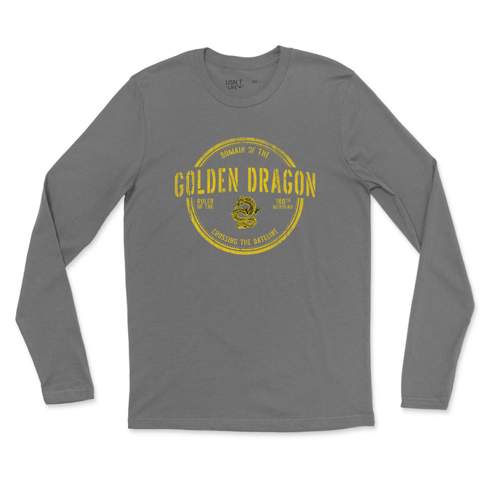 Vintage Golden Dragon Men's Fine Jersey Long Sleeve Tee