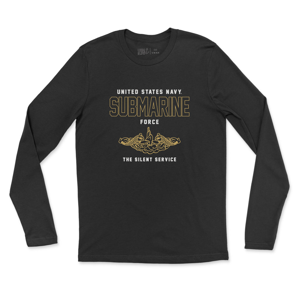 US Navy Silent Service Submarine Force Long Sleeve | Men