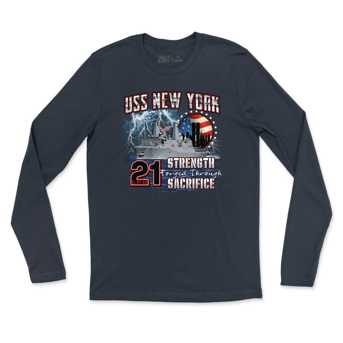 USS New York Men's Long Sleeve T-Shirt