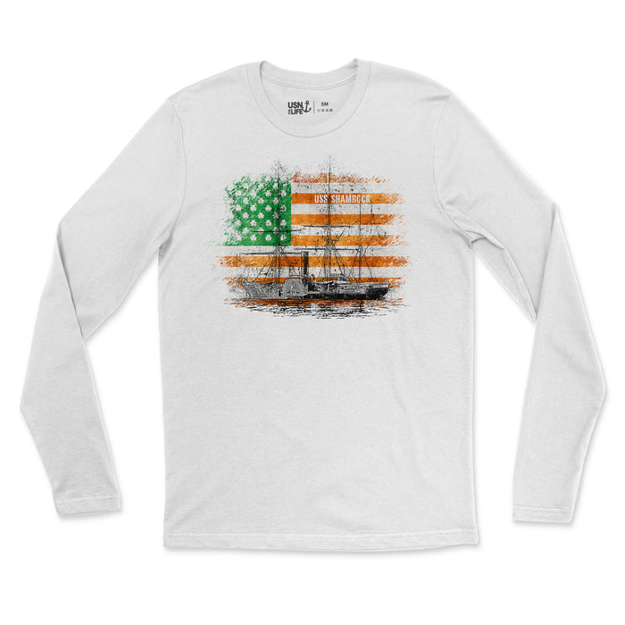 USS Shamrock Men's Long Sleeve T-Shirt