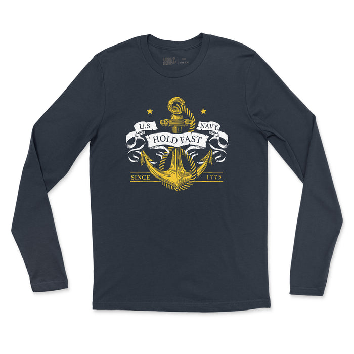 Hold Fast Anchor Men's Fine Jersey Long Sleeve Tee