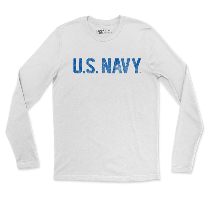 U.S. Navy Not So Basic Men's Fine Jersey Long Sleeve Tee