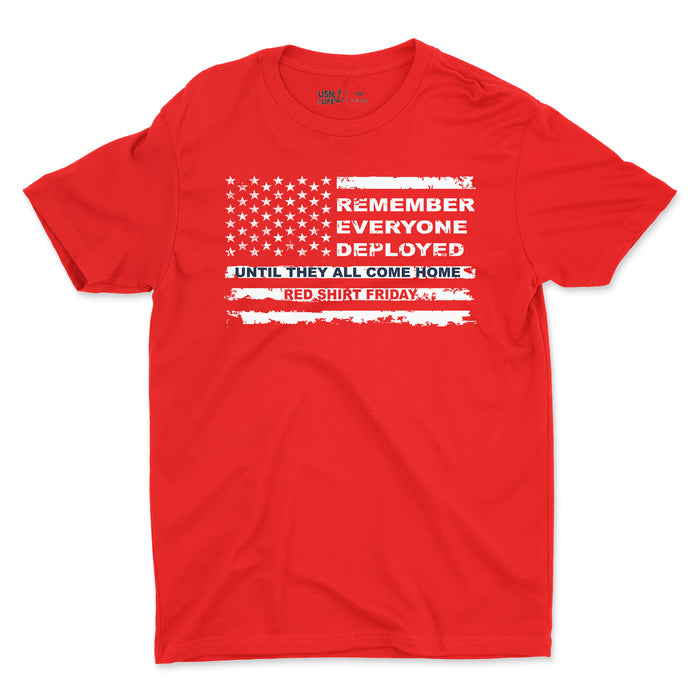 RED White and Blue Men's T-Shirt