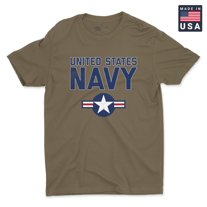 United States Navy Roundel Vintage Men's T-Shirt