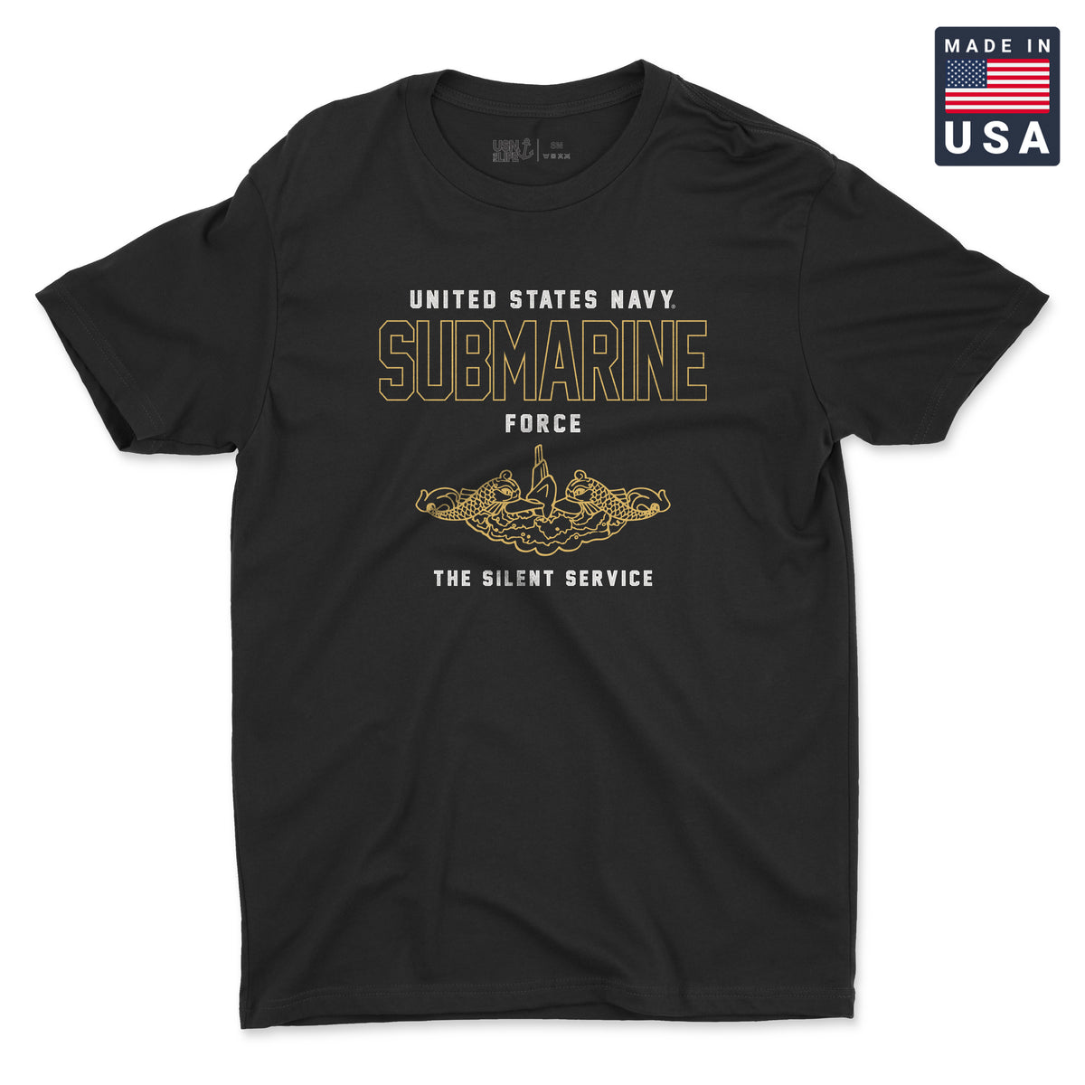 US Navy Silent Service Submarine Force T-Shirts | Men