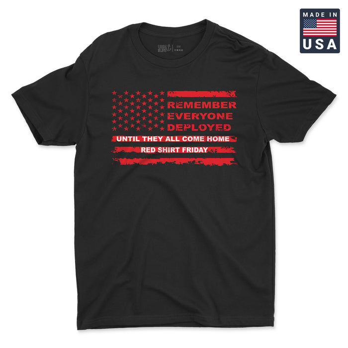 RED White and Blue Men's T-Shirt