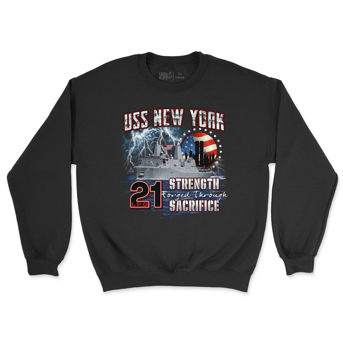 USS New York Men's Sweatshirt