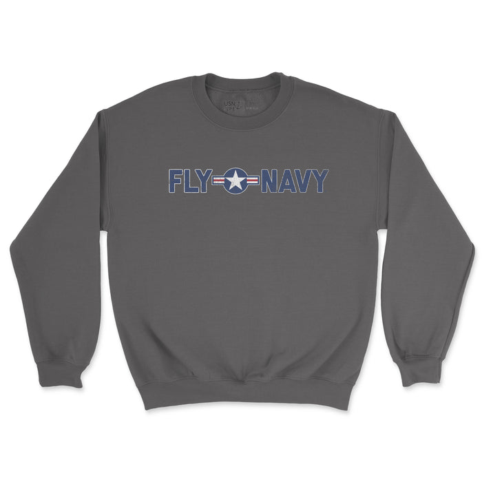 Fly Navy Roundel Men's Midweight Sweatshirt