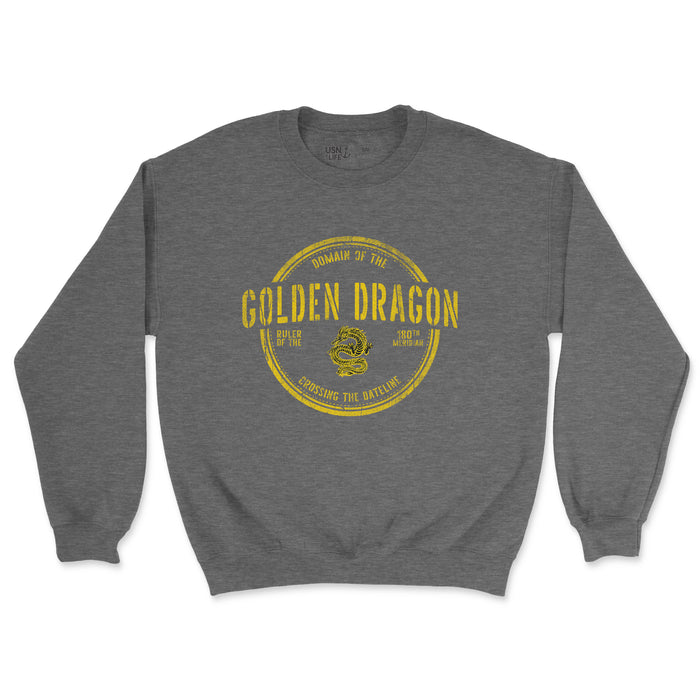 Vintage Golden Dragon Men's Midweight Sweatshirt