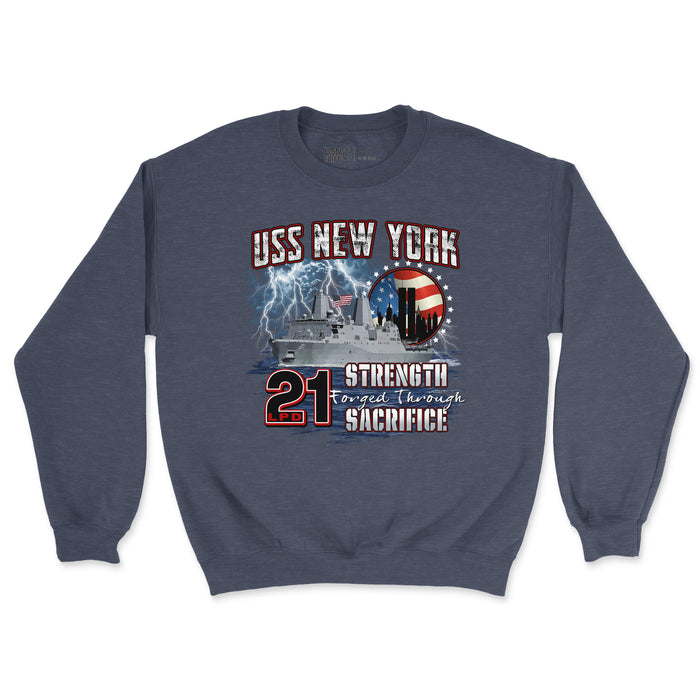 USS New York Men's Sweatshirt