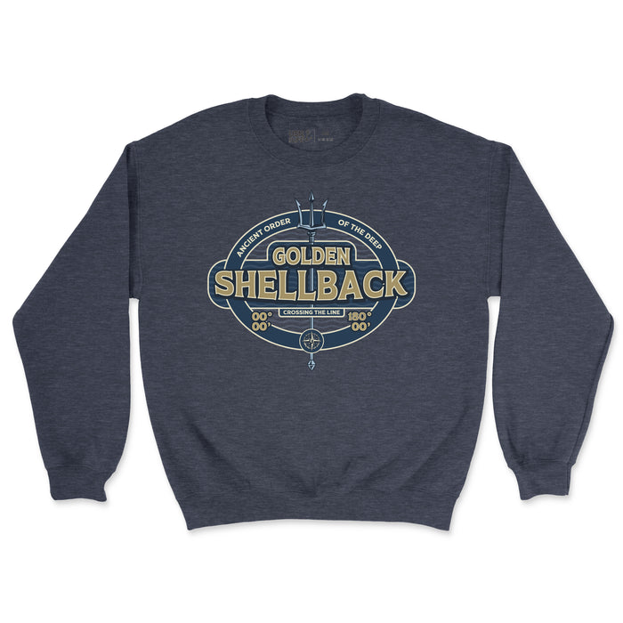 Golden Shellback Trident Men's Midweight Sweatshirt