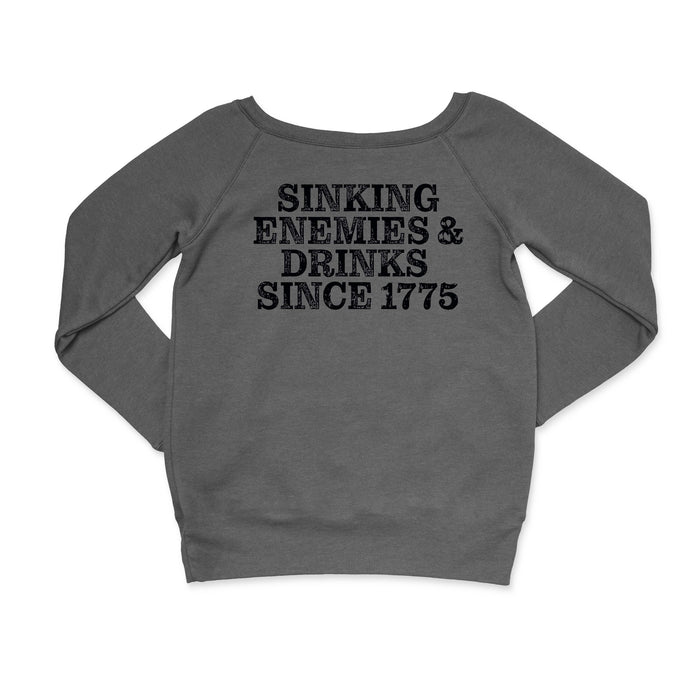 Sink Drinks All Black Women's Limited Emerald Edition CrewNeck