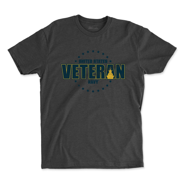 Circle Logo Veterans Men's - Vintage Short Sleeve Tee