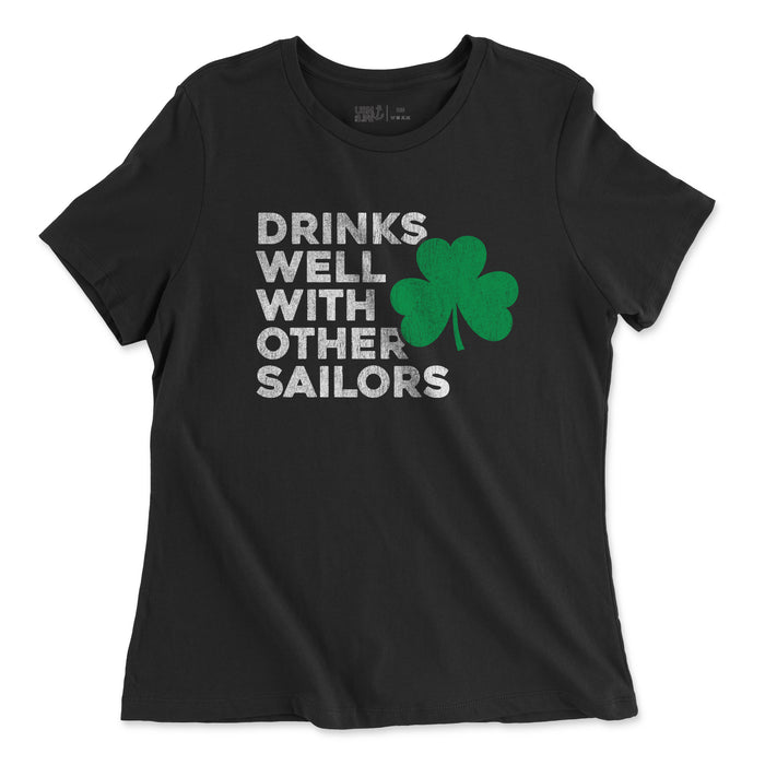 Drinks Well with Other Sailors Women's Limited Emerald Edition T-Shirt
