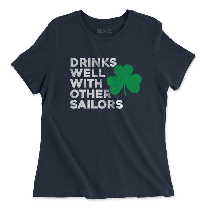 Drinks Well with Other Sailors Women's Limited Emerald Edition T-Shirt